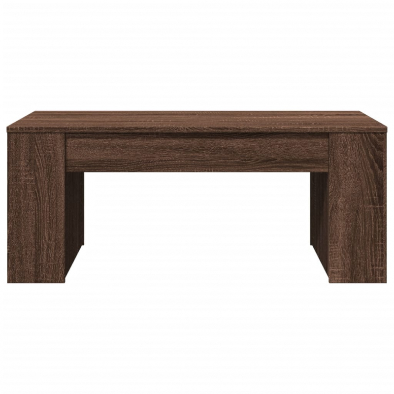 Couchtisch Braun Eichen-Optik 102x55x42 cm Holzwerkstoff