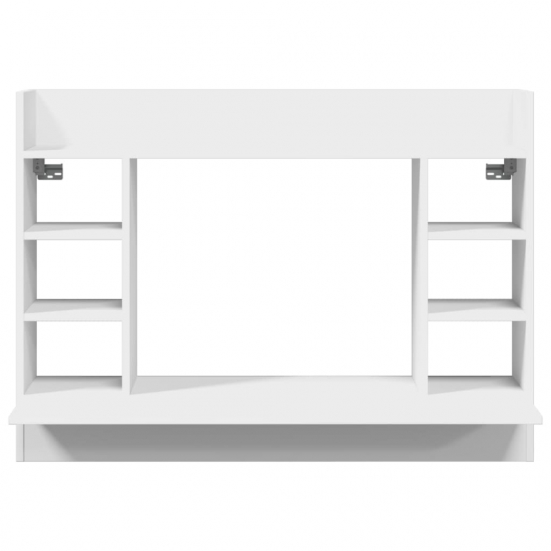 Wand-Schreibtisch Weiß 105x48x75 cm Holzwerkstoff