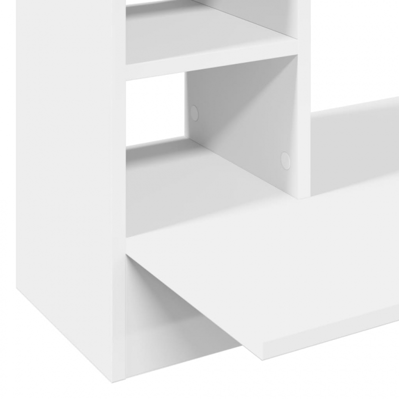 Wand-Schreibtisch Weiß 105x48x75 cm Holzwerkstoff