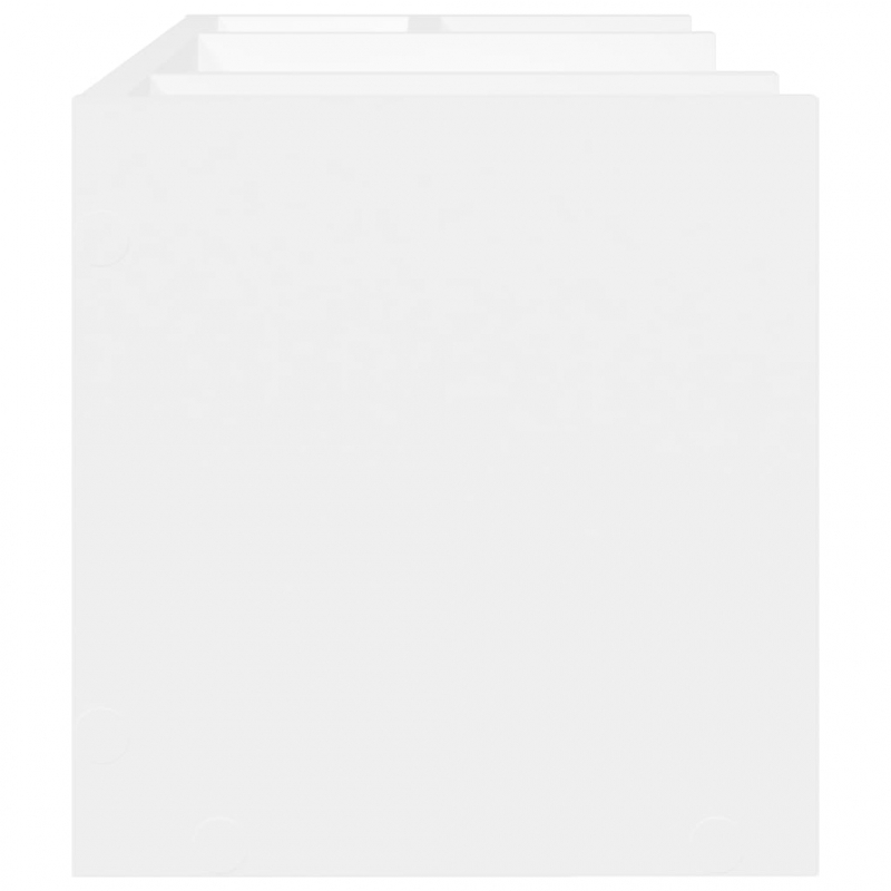 Schreibtisch-Organizer Weiß 44,5x24x25 cm Holzwerkstoff