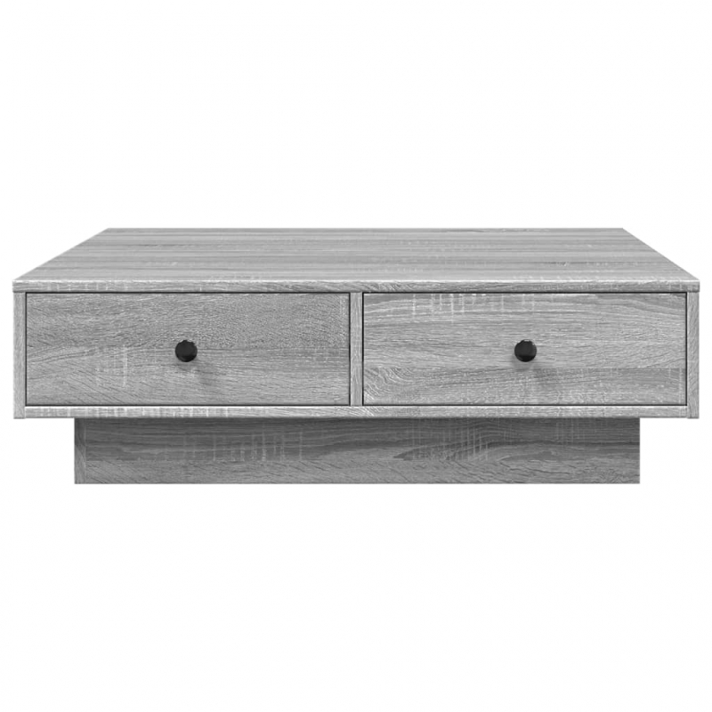 Couchtisch Grau Sonoma 90x90x28 cm Holzwerkstoff