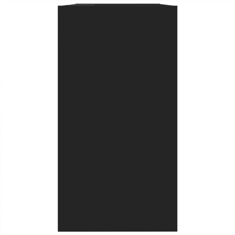 Waschbeckenunterschrank Schwarz 63x29x55 cm Holzwerkstoff