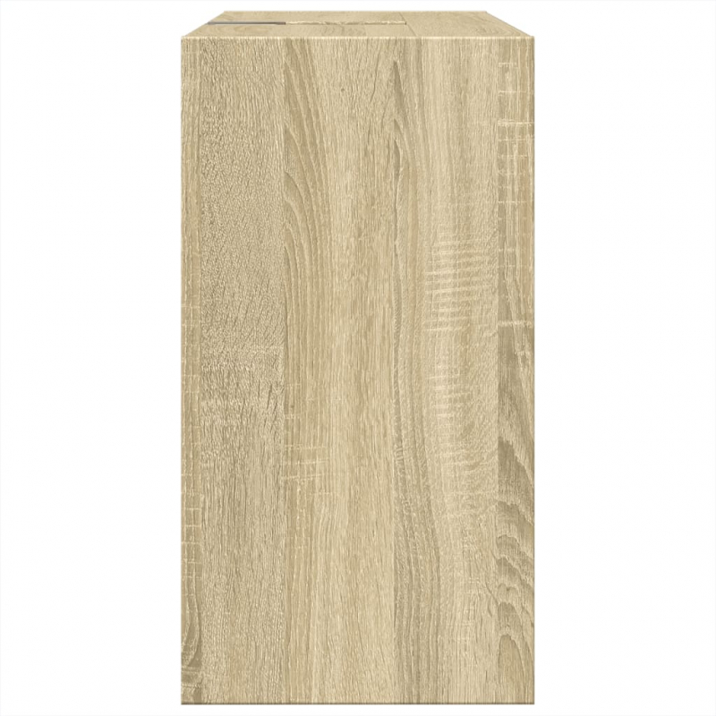 Waschbeckenunterschrank Sonoma-Eiche 63x29x55 cm Holzwerkstoff
