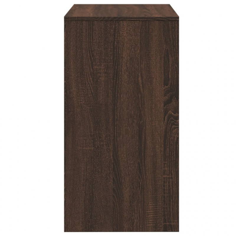 Schminktisch mit Hocker Braun Eichen-Optik 60x40x113,5 cm