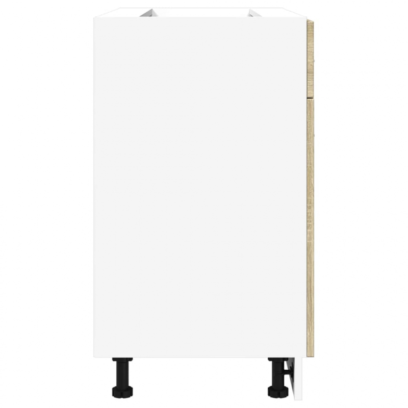 Schubunterschrank Lyon Sonoma-Eiche 80x46x81,5 cm Holzwerkstoff