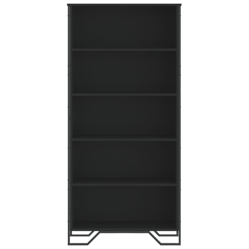 Bücherregal Schwarz 80x31x169 cm Holzwerkstoff