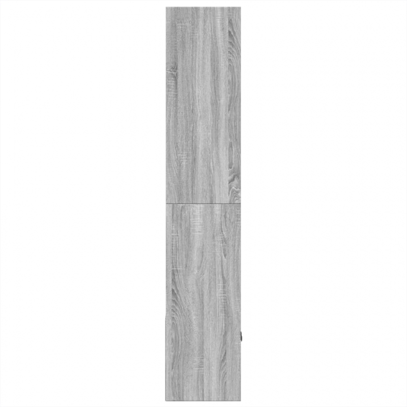 Bücherregal Grau Sonoma 70x36x189 cm Holzwerkstoff