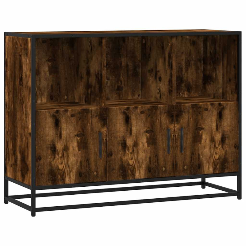 Sideboard Räuchereiche 100x35x76 cm Holzwerkstoff