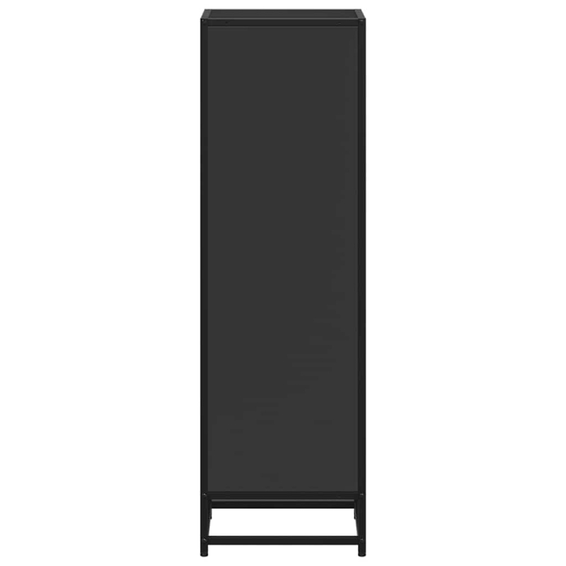 Bücherregal Schwarz 33,5x33x107,5 cm Holzwerkstoff