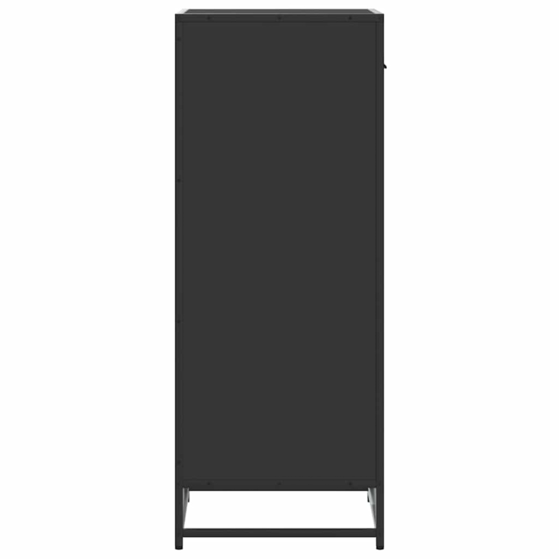 Schuhregal Schwarz 48x38x97,5 cm Holzwerkstoff