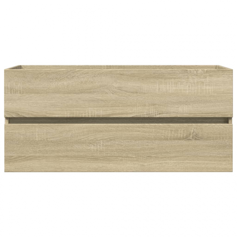 Waschbeckenschrank Sonoma-Eiche 100x38,5x45 cm Holzwerkstoff