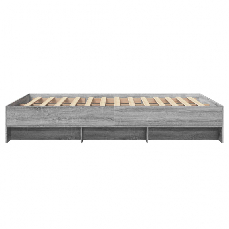 Bettgestell Grau Sonoma 140x190 cm Holzwerkstoff