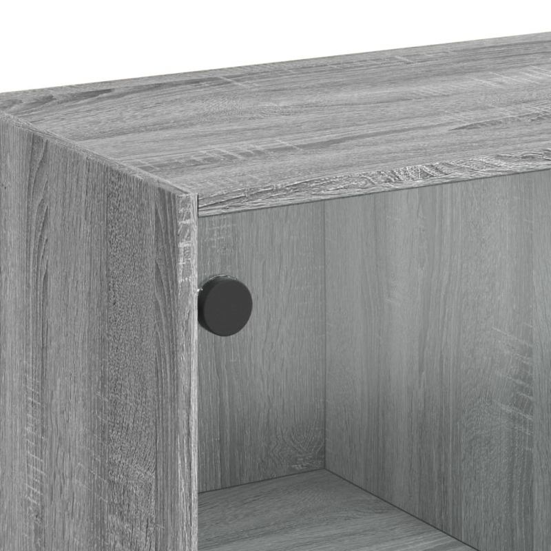 Sideboard Grau Sonoma 102x37x75,5 cm Holzwerkstoff