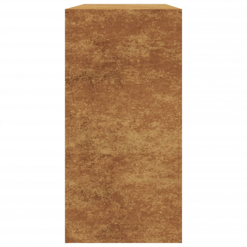 Brennholzregal 100x40x80 cm Wetterfester Stahl