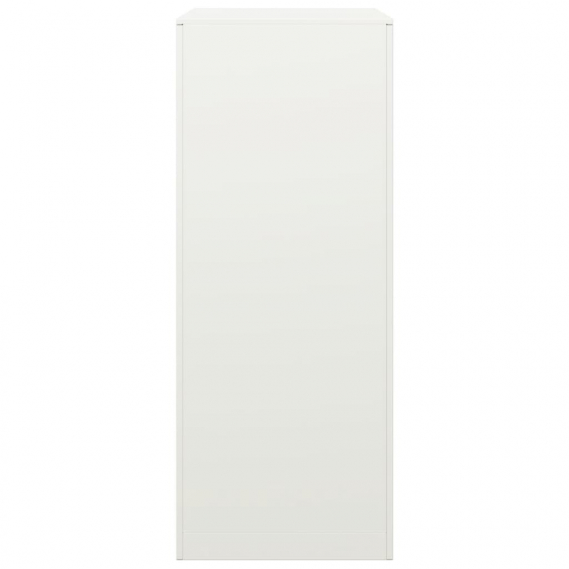 Brennholzregal Weiß 60x40x100 cm Stahl