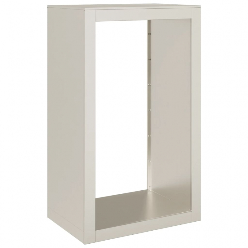 Brennholzregal 60x40x100 cm Wetterfester Stahl