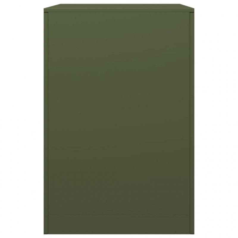 Brennholzregal Grün 60x40x60 cm Stahl