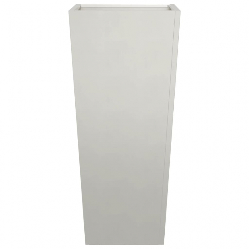 Pflanzkübel 2 Stk. 35x35x75 cm Edelstahl