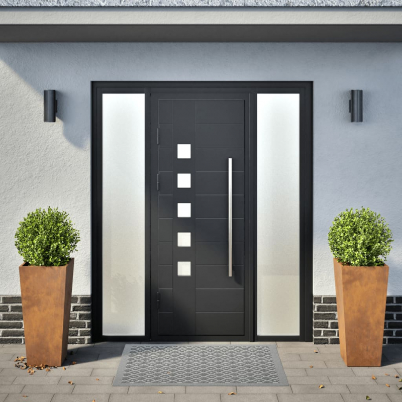 Pflanzkübel 2 Stk. 35x35x75 cm Wetterfester Stahl