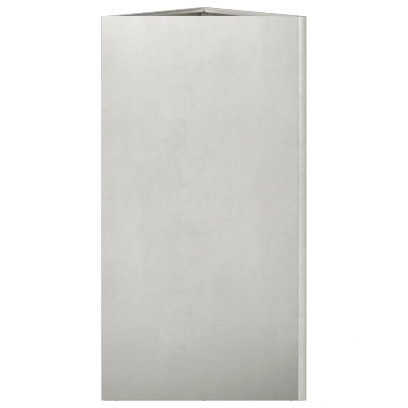 Pflanzkübel 2 Stk. Dreieckig 40x40x75 cm Edelstahl