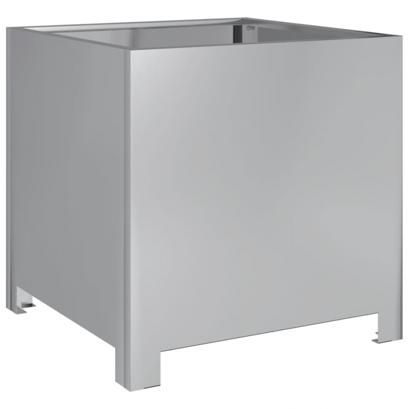 Pflanzkübel 40x40x40 cm Verzinkter Stahl