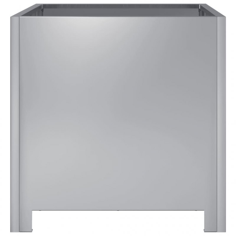 Pflanzkübel 2 Stk. 40x40x40 cm Verzinkter Stahl