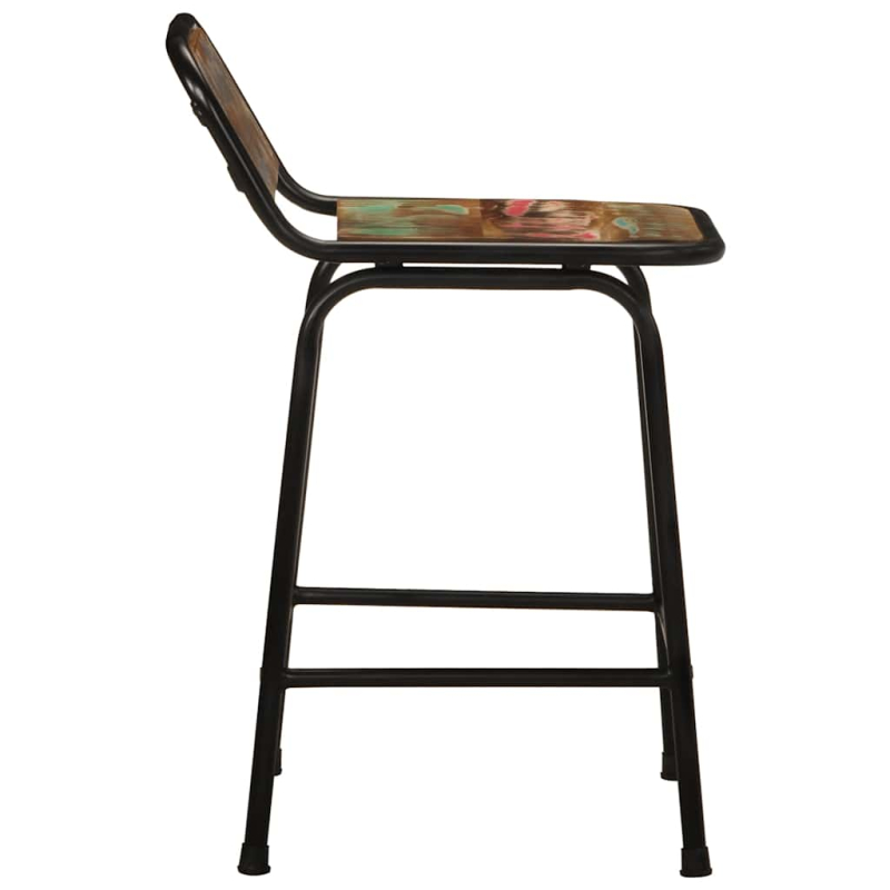 Barhocker 4 Stk. 46x35,5x70 cm Altholz Massivholz