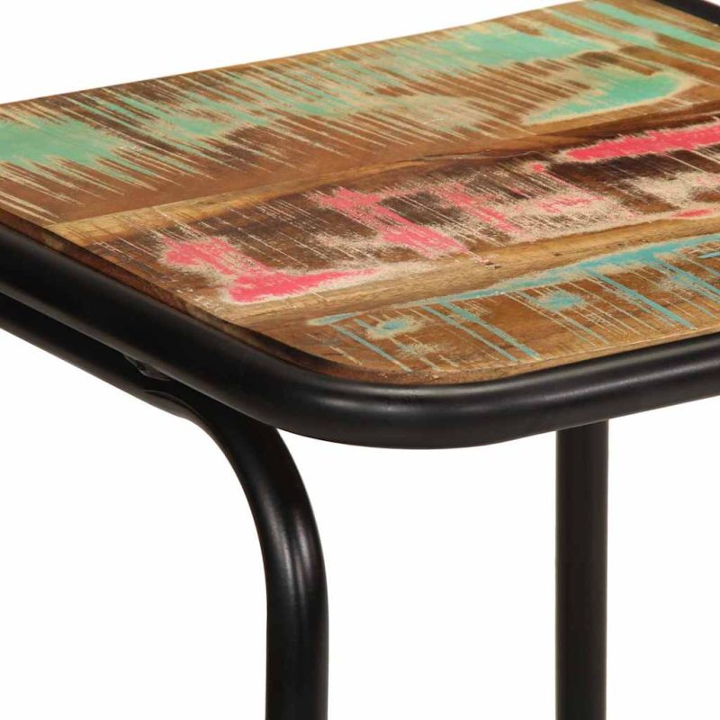 Barhocker 4 Stk. 46x35,5x70 cm Altholz Massivholz