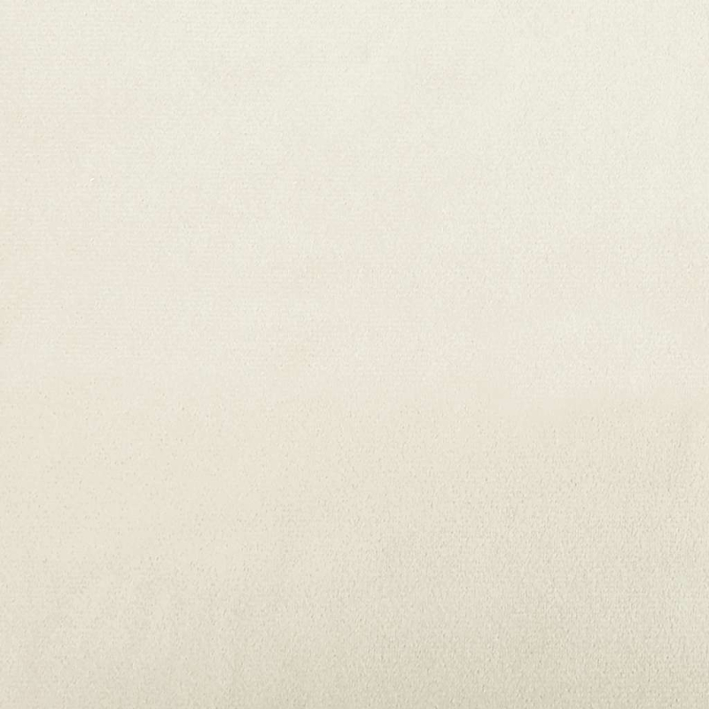 Sitzbank Creme 110x74x84 cm Samt
