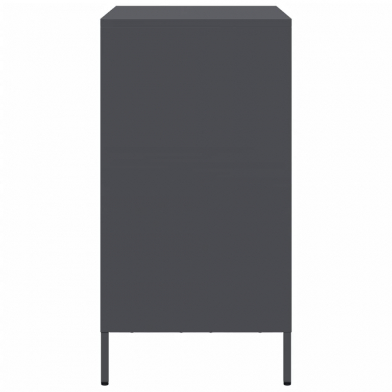Sideboard Anthrazit 68x39x73,5 cm Kaltgewalzter Stahl