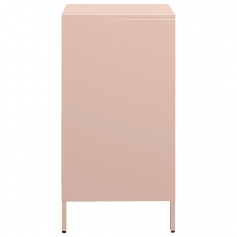 Sideboard Rosa 35x39x73,5 cm Kaltgewalzter Stahl