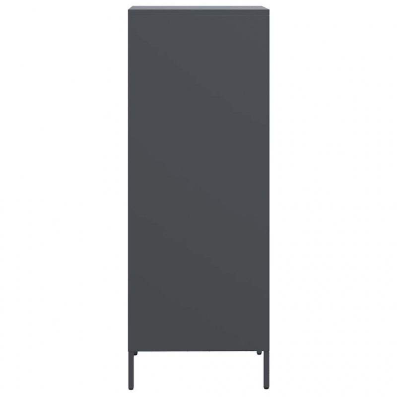 Highboard Anthrazit 35x39x103,5 cm Stahl
