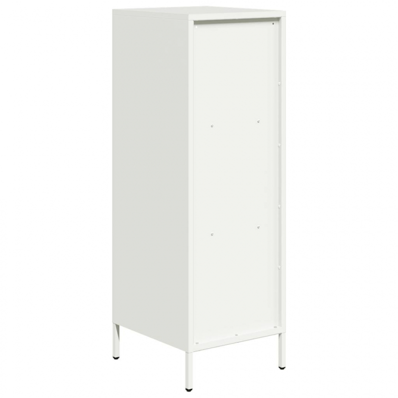 Highboard Weiß 35x39x103,5 cm Stahl