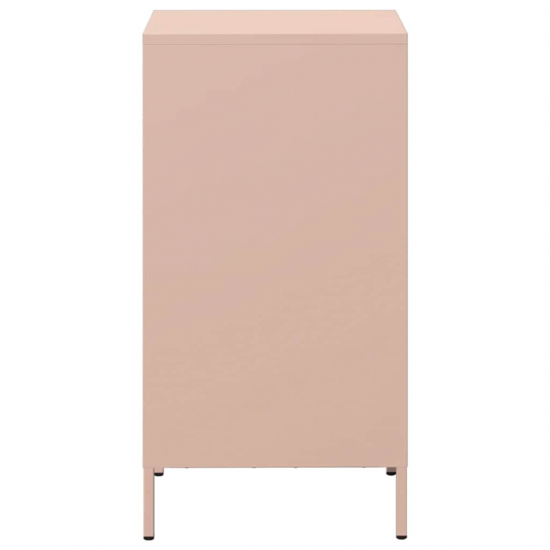 Sideboard Rosa 35x39x73,5 cm Kaltgewalzter Stahl
