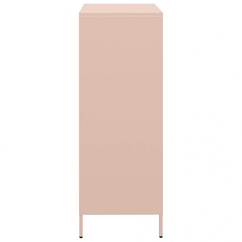 Highboard Rosa 68x39x103,5 cm Stahl