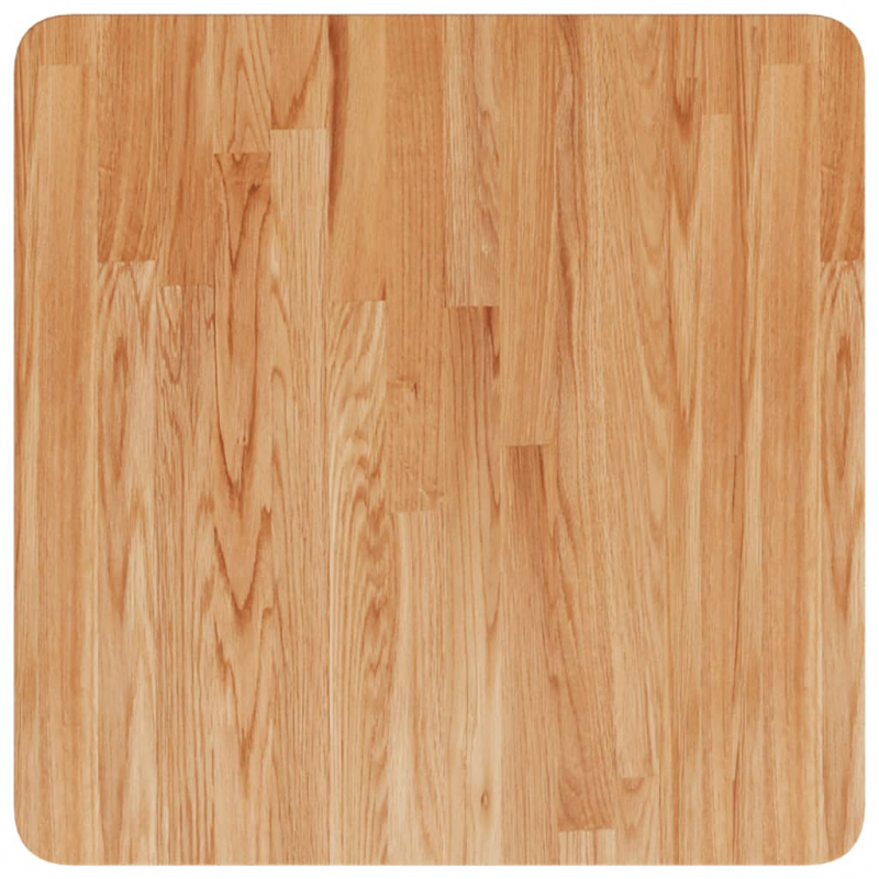 Waschtischplatte mit Halterung Stahl und Massivholz Eiche