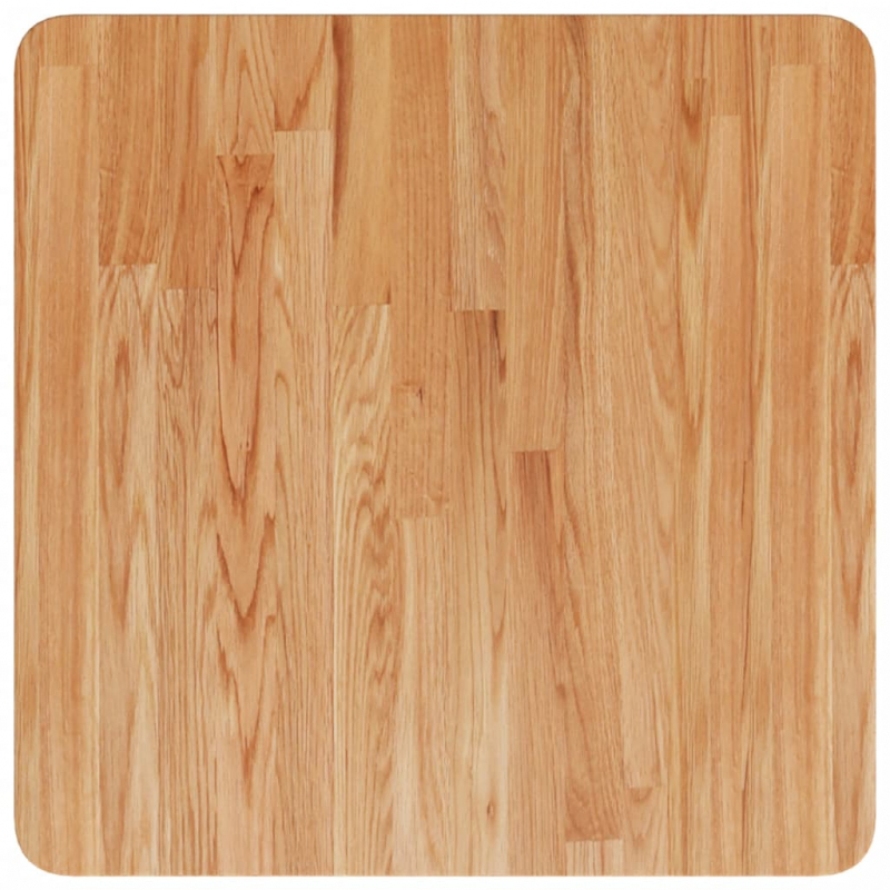 Waschtischplatte mit Halterung Stahl und Massivholz Eiche