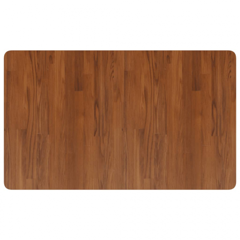 Waschtischplatte mit Halterung Stahl und Massivholz Eiche