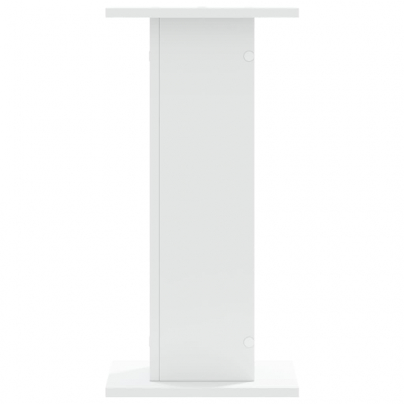 Lautsprecherständer 2 Stk. Weiß 30x30x60 cm Holzwerkstoff