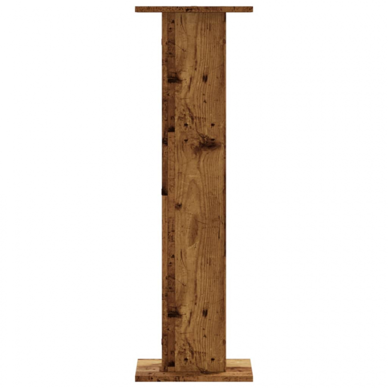 Lautsprecherständer 2 Stk. Altholz-Optik 30x30x95 cm