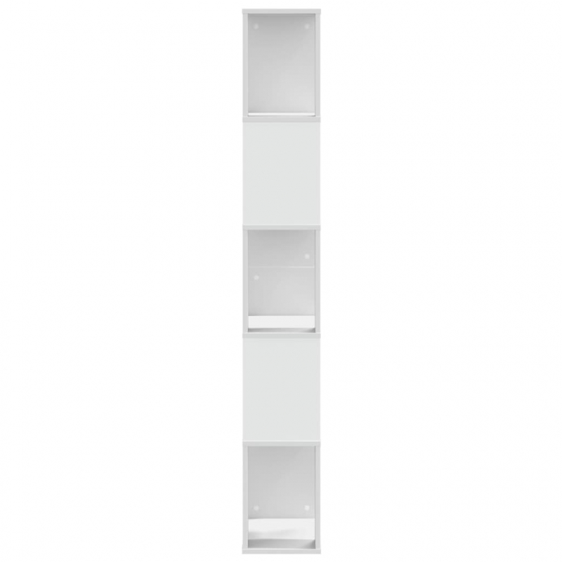 Bücherregal 5 Böden Weiß 45x23,5x162,5 cm Holzwerkstoff