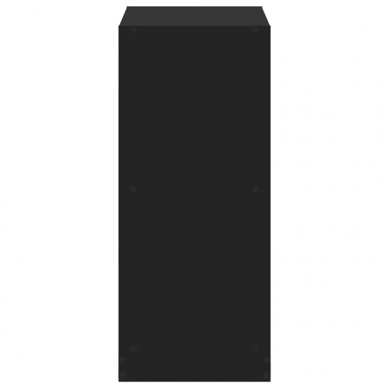 Bücherregal Schwarz 68,5x32x75 cm Holzwerkstoff