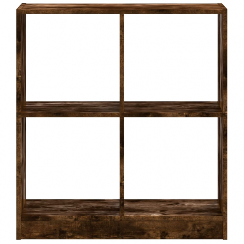 Bücherregal Räuchereiche 68,5x32x75 cm Holzwerkstoff