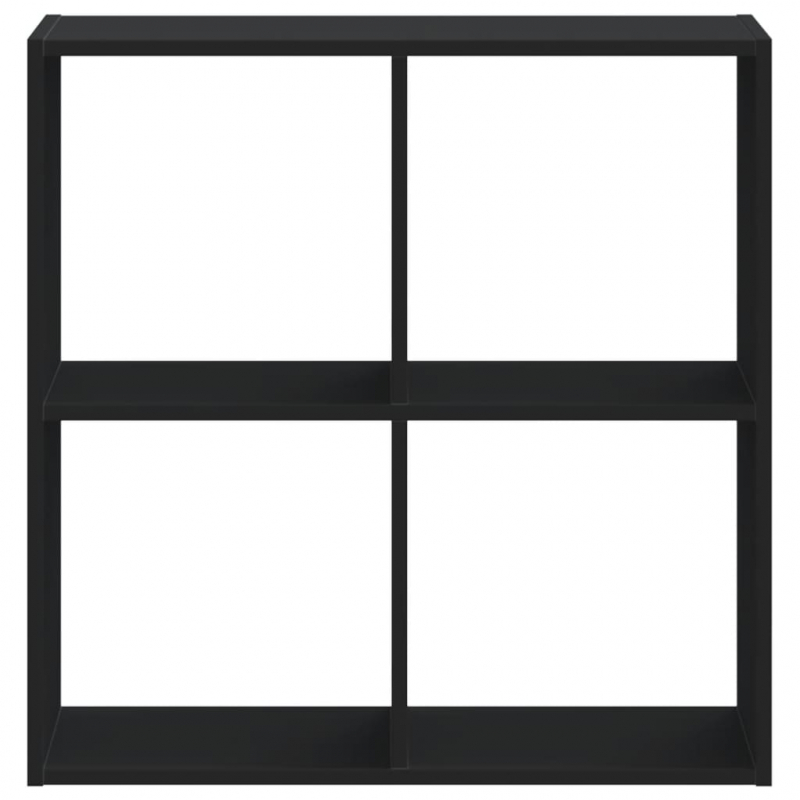 Bücherregal Schwarz 68,5x32x68,5 cm Holzwerkstoff