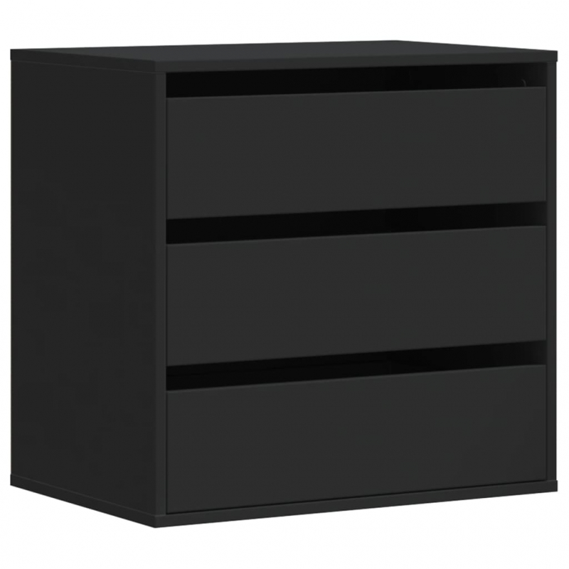 Kommode Schwarz 60x41x58 cm Holzwerkstoff