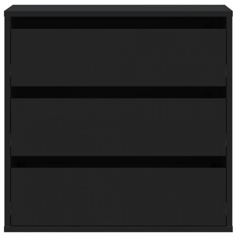 Kommode Schwarz 60x41x58 cm Holzwerkstoff