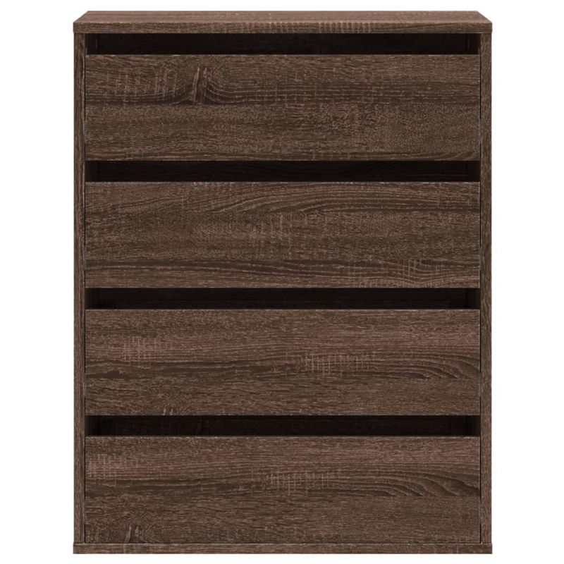 Kommode Braun Eichen-Optik 60x41x76 cm Holzwerkstoff