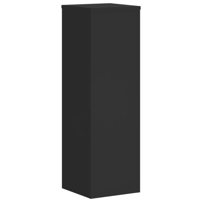 Pflanzenständer 2 Stk. Schwarz 25x25x80 cm Holzwerkstoff