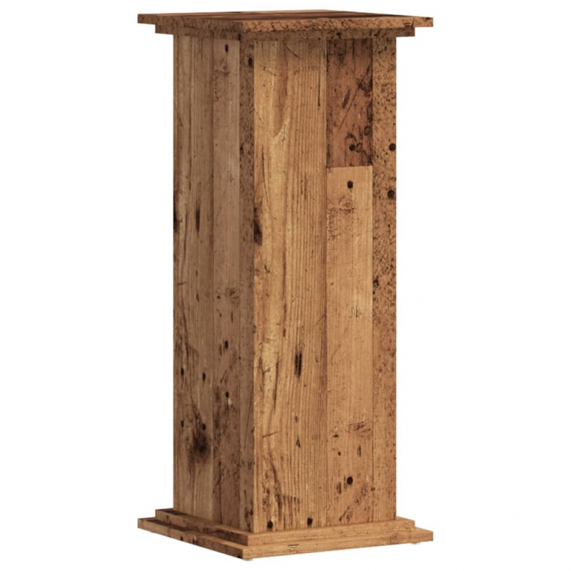 Pflanzenständer Altholz-Optik 33x33x80 cm Holzwerkstoff