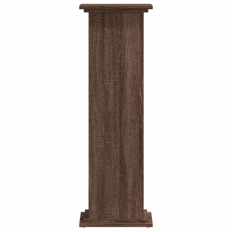 Pflanzenständer Eichen-Optik 33x33x100 cm Holzwerkstoff